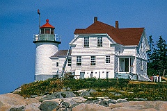 Heron Neck Lighthouse During Reconstruction 2